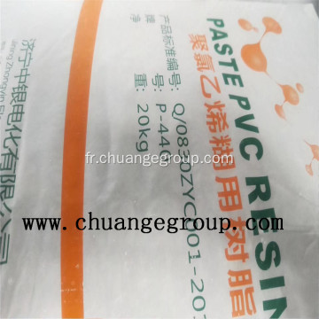 Résine P450 de pâte de PVC de Zhongyin pour le papier peint
